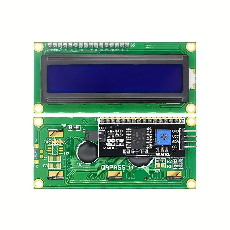 1602 I2C LCD Display – Serial, Blue Backlit, For Arduino & IoT