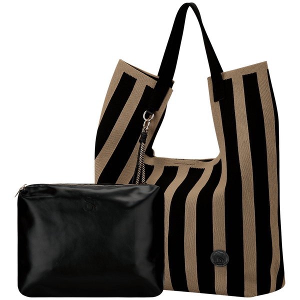 Supanova Zara Knit Tote Bag - Black