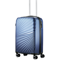 Travelwize Quartz PP 55cm 4-Wheel Spinner Luggage - Navy