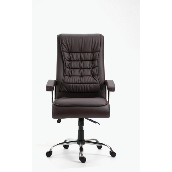 Everfurn Louis High Back Office Chair - Coffee