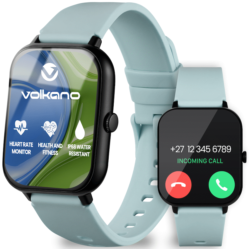 Volkano Chroma Series Smartwatch with Teal Strap