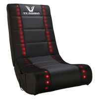 VX Gaming Electra Series Rocking Gaming Chair with LED lights