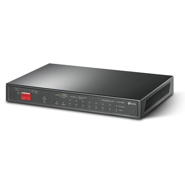 TP-Link TL-SG1210MP 10-Port Gigabit Desktop Switch with 8-Port PoE+