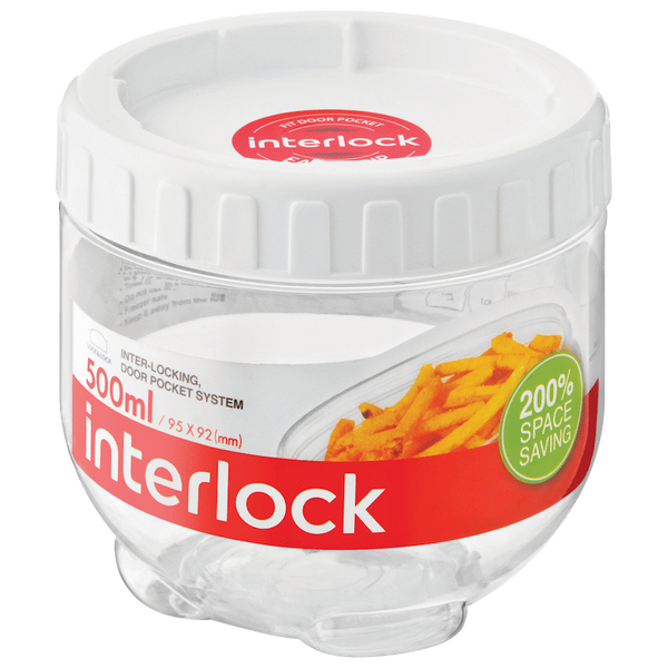 LocknLock Interlock container 500ml wt ( Order in Qty of 6)