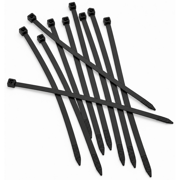 Ellies Cable Tie 7.9mm  X 400mm -  100 PACK SIZE - BK