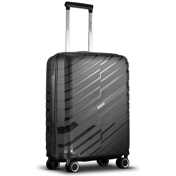 Travelwize Java PP 4-Wheel Spinner 75cm Luggage - Black