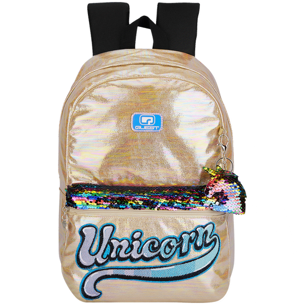 Quest Unicorn Glamour Backpack Gold