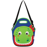 Quest Neoprene Lunch Bag - Dino - Blue/Green