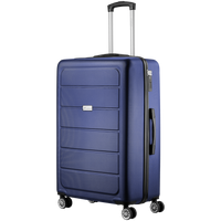 Travelwize Maple ABS 75cm 4-Wheel Spinner Luggage - Navy