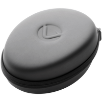 Volkano Shell Elliptical Headphone Case - Black