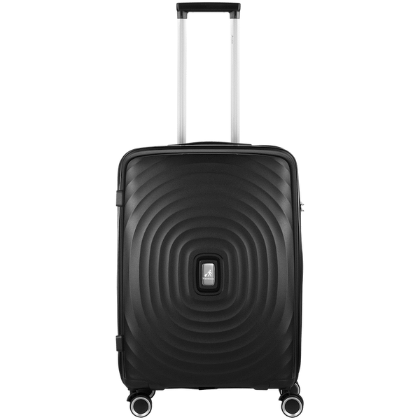 Travelwize Ripple PP 4-Wheel Spinner 65cm Luggage - Black