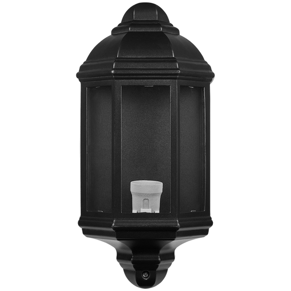 Ellies Forge Series - AC Wall Light - Aluminium + Glass - E27 Base -BK