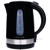 Elektra - 1.7l Plastic Kettle - Black
