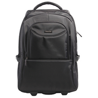Kingsons Prime 15.6" Laptop Trolley Backpack - Black