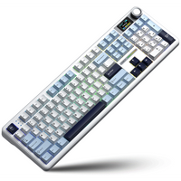 Aula Mechanical Gasket LCD Full Keyboard Multimode - Black/Grey