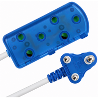 Ellies 2 Way Light Duty Coloured Extension Lead -3M