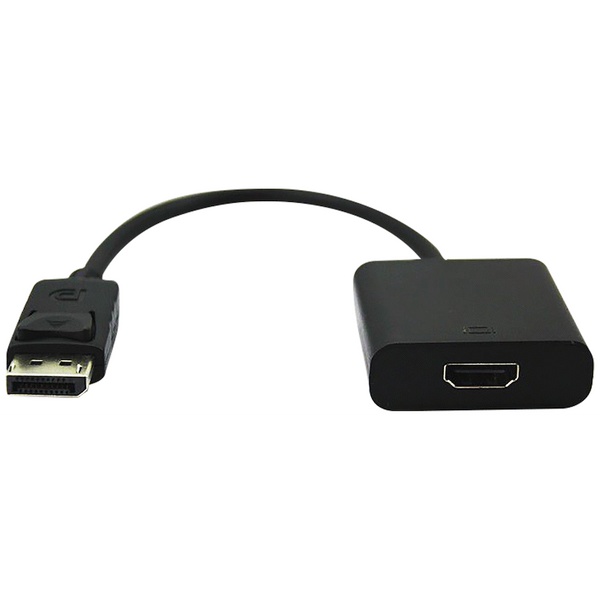 Volkano Port Series DisplayPort to 4K HDMI Converter 10cm - Black