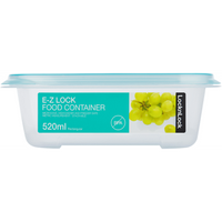 LocknLock EZ Lock rect 520ml blue ( Order in Qty of 6)