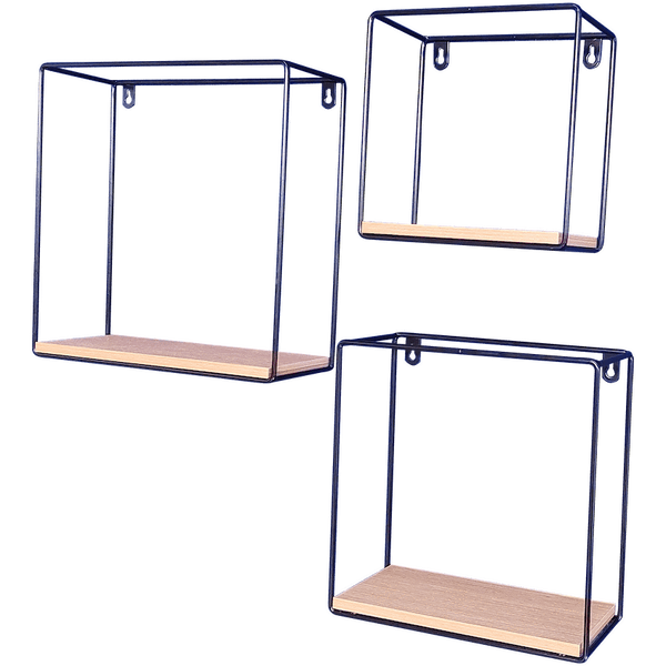 Everfurn Sarah Wall Shelves - Set of 3