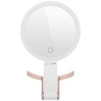 ZEN JestSet Series Portable Handheld LED Mirror - White