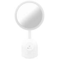 ZEN Unify Series Wireless Phone Charger with Bluetooth Speaker and Mirror - White
