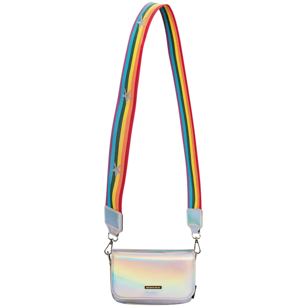 Quest Rainbow Cross Body Bag - Silver