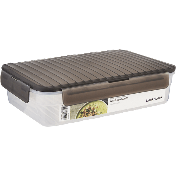 LocknLock Wave container 2.2lt grey ( Order in Qty of 8)
