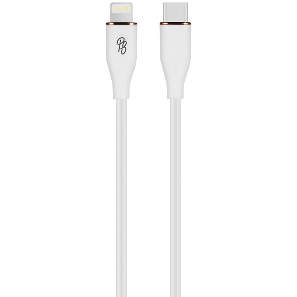 Pro Bass FlexiCord Series 2m 27w Type-C to Lightning Charging Cable - White
