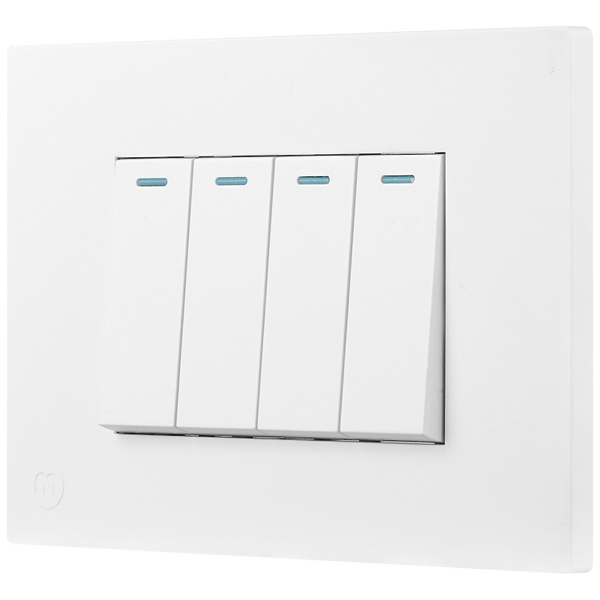 Ellies 4 Lever 2 Way Switch 2x4 (60mmx100mm) -WT