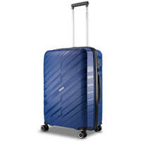 Travelwize Java PP 4-Wheel Spinner 65cm Luggage - Azure