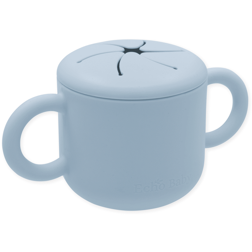Echo Baby Silicone Snack Cup - Powder Blue