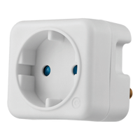 Ellies 1 Way Schuko Adaptor