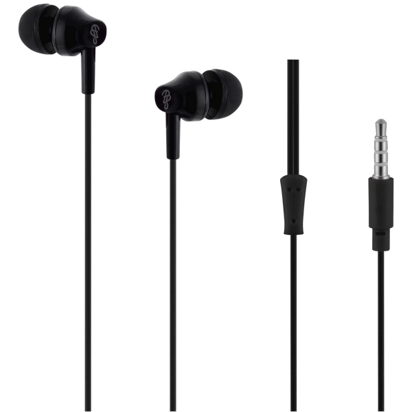 Pro Bass Genesis Series 3.5mm Wired Earphones (No Mic) - Black