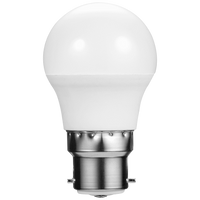 Switched 5w Golfball LED Light Bulb B22 - Warm White