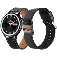 Volkano Forte Series Smart Watch with Leatherette Strap