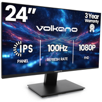 Volkano 24-inch Full HD IPS Monitor with HDMI/VGA, 100 Hz