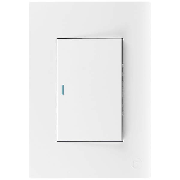 Ellies 1 Lever 1 Way Switch 2x4 (60mmx100mm) -WT