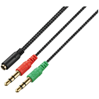 Volkano Unity Series AUX Splitter 4-Pole Socket to 2 AUX