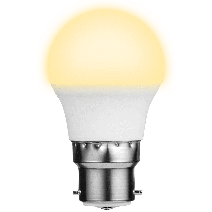 Ellies 5w G45 Residential Golfball Stick Bulb B22 WW