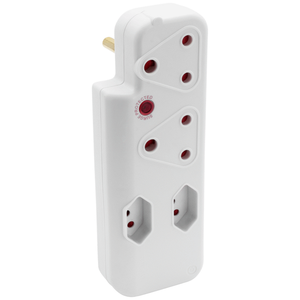 Switched 4-Way Medium Surge Adaptor