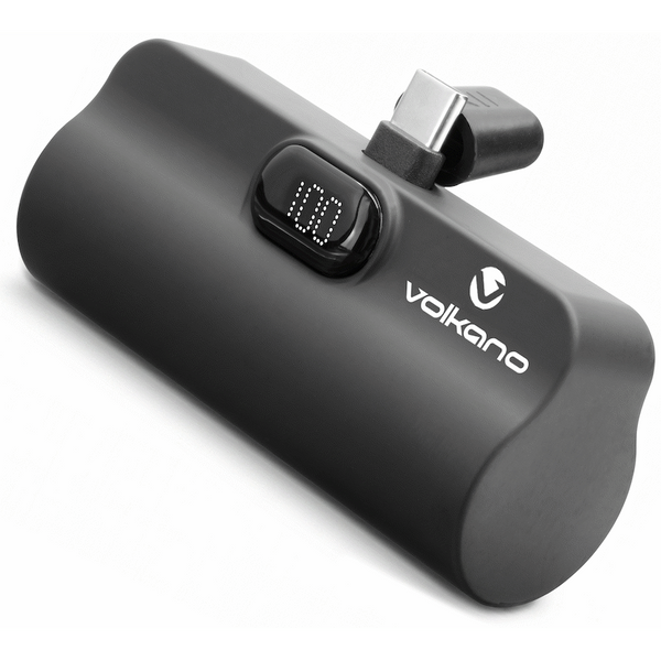 Volkano Relief Pro Power Bank - 5000mAh Type-C Direct Plug-In