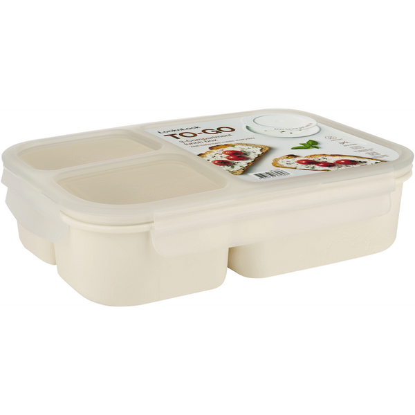 LocknLock To-Go Lunch Box 1.5lt - White ( Order in Qty of 6)