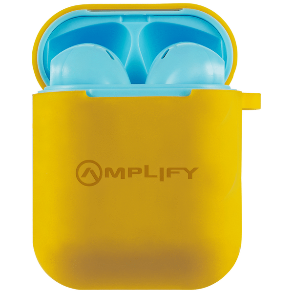 Amplify Buds Series True Wireless Earphones with Silicone Accessories - Blue/Orange