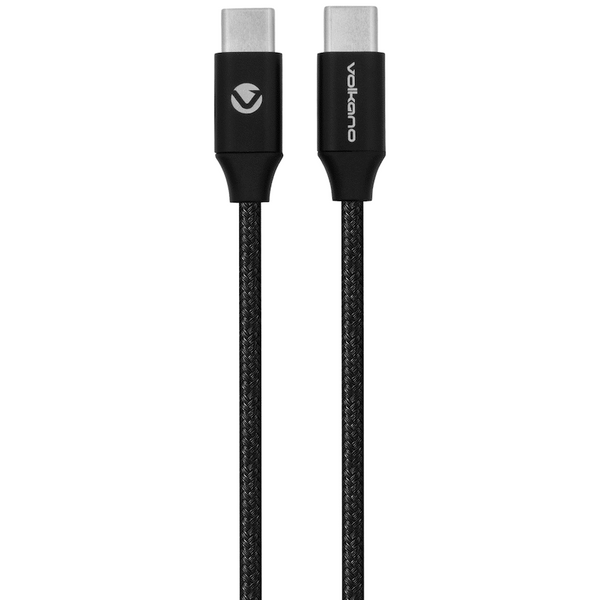 Volkano On-The-Go Type-C to Type-C 30w Cable - Black
