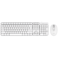 VolkanoX Garnet Bluetooth Wireless Keyboard and Mouse Combo - White