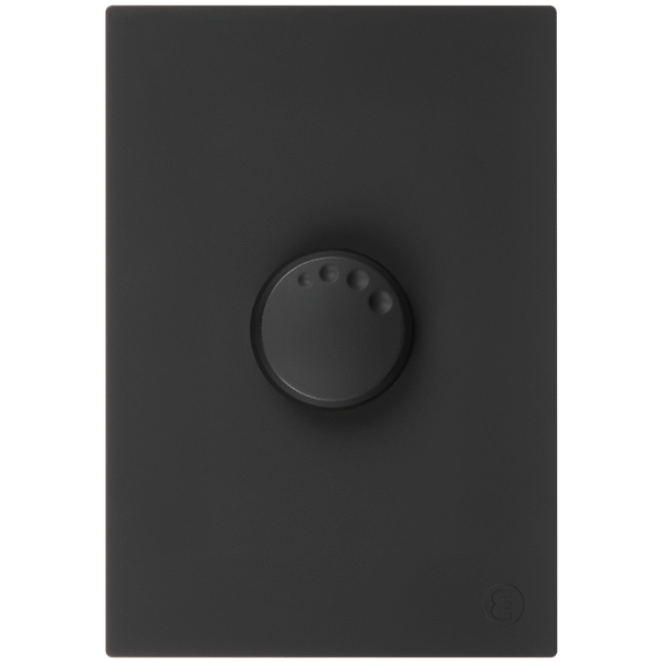Ellies Dimmer dial switch 2x4 (60mmx100mm) -BK