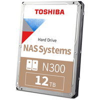 Toshiba N300 NAS Hard Drive 12tb SATA III (512mb/7200rpm)
