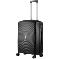 Travelwize Ripple PP 4-Wheel Spinner 55cm Luggage - Black