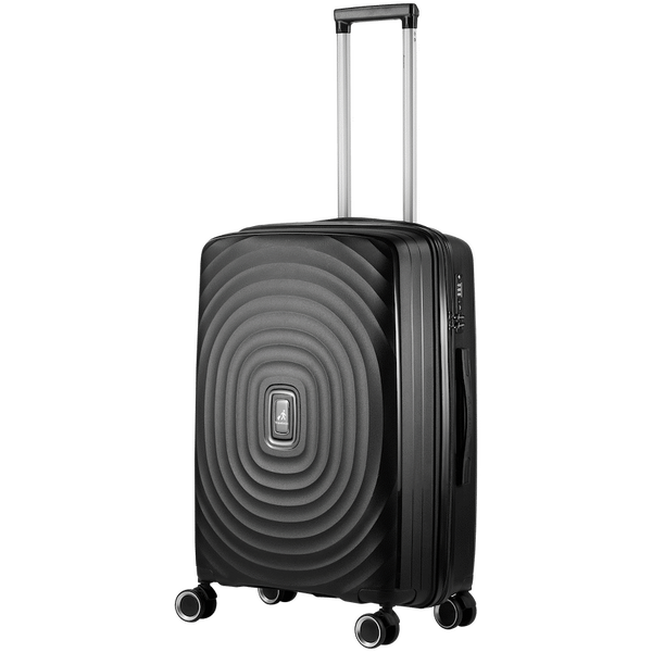 Travelwize Ripple PP 4-Wheel Spinner 55cm Luggage - Black