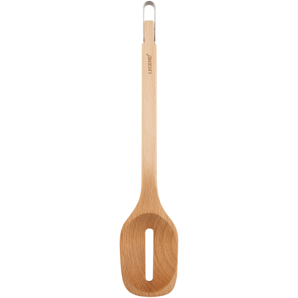 Legend Premium Beechwood slotted spoon ( Order in Qty of 6)